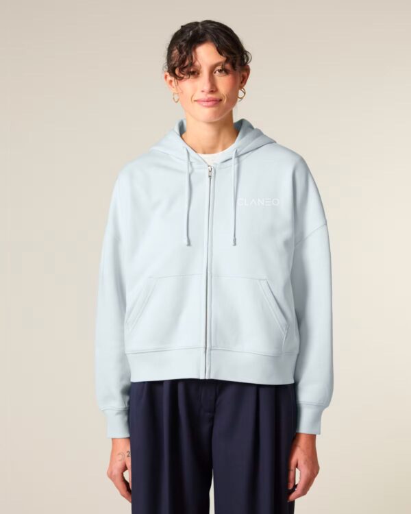 Claneo Zipper Hoodie Women – Bild 2