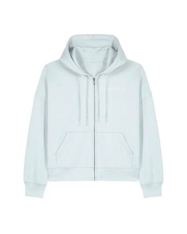Blue Ida Women Cropped Hoodie